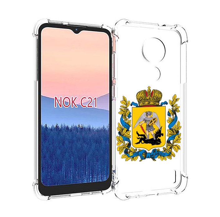 

Чехол MyPads герб-архангельскрои-области для Nokia C21, Прозрачный, Tocco