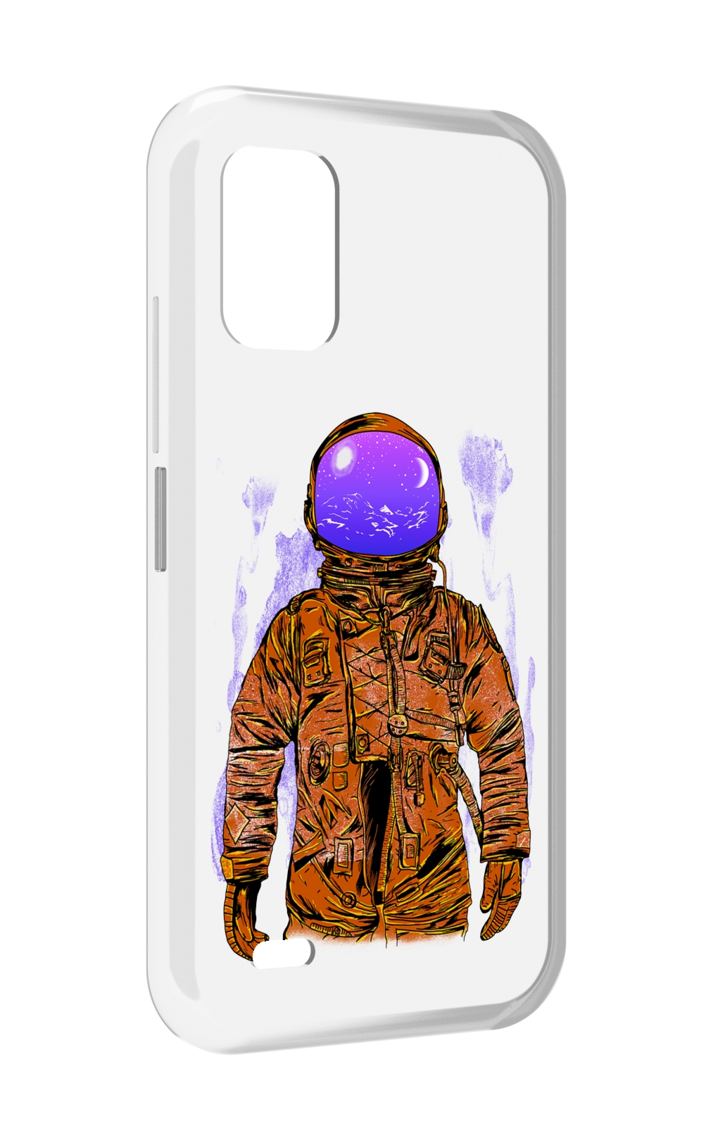 

Чехол MyPads нарисованный мужчина в скафандре для UMIDIGI Bison GT2 / GT2 Pro, Прозрачный, Tocco