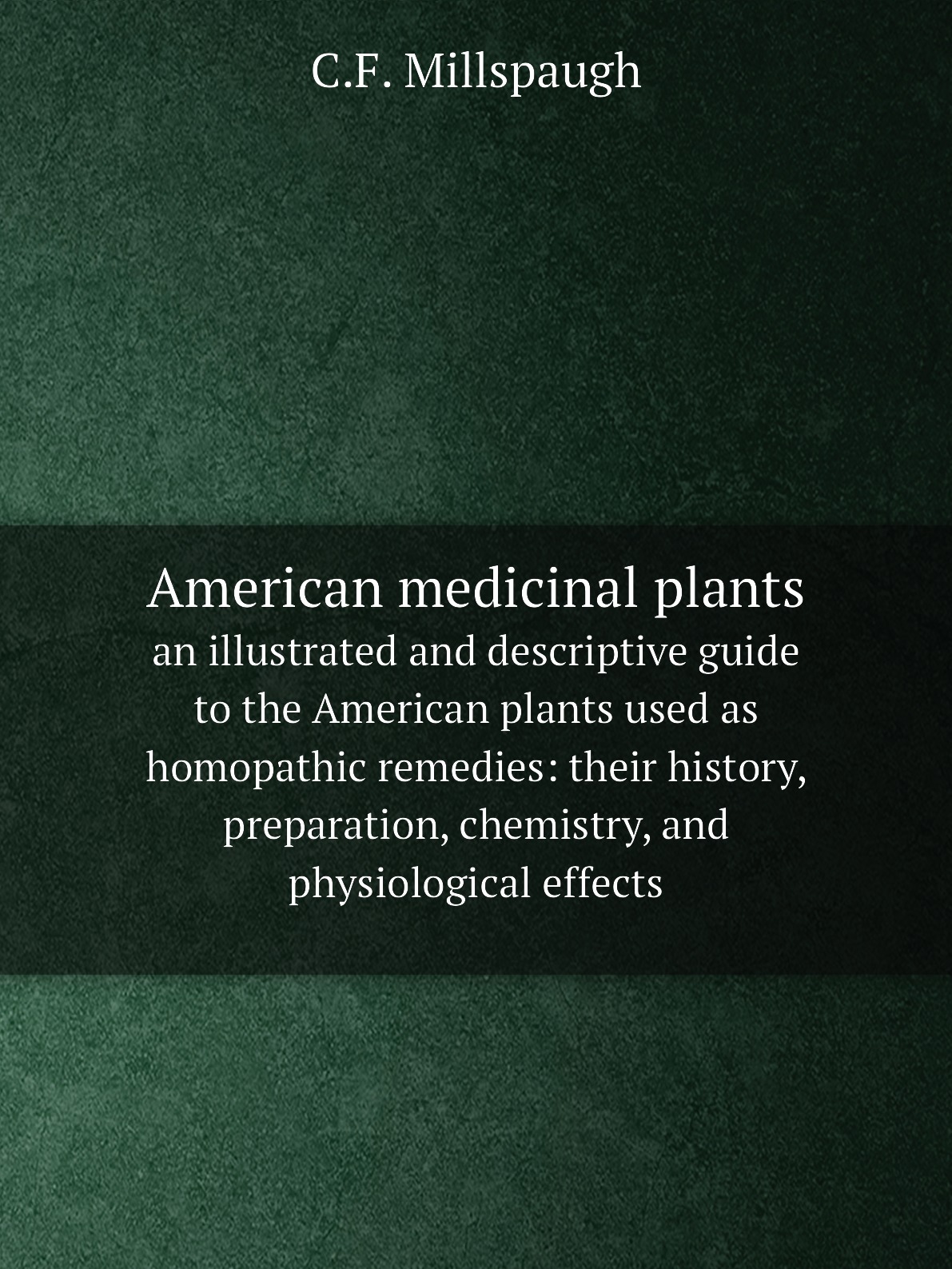 

American medicinal plants