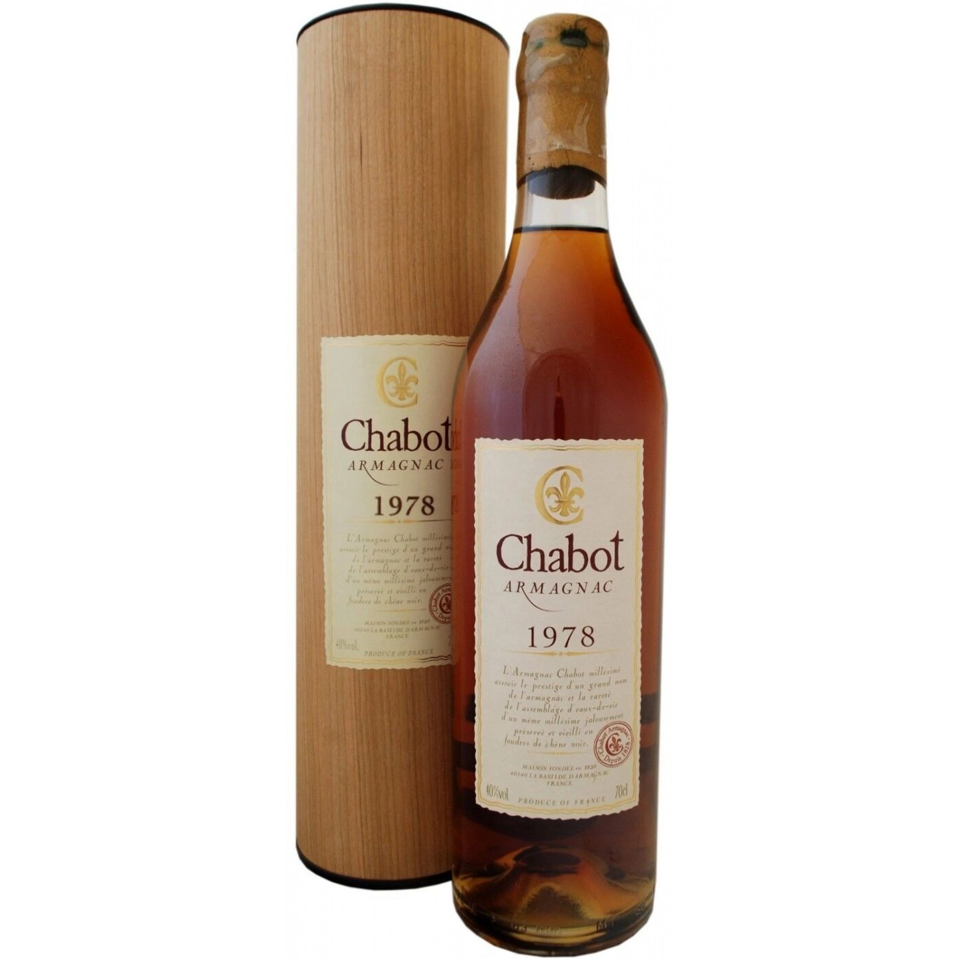 

Арманьяк Chabot 1978 (gift box) 40% 0,7 л