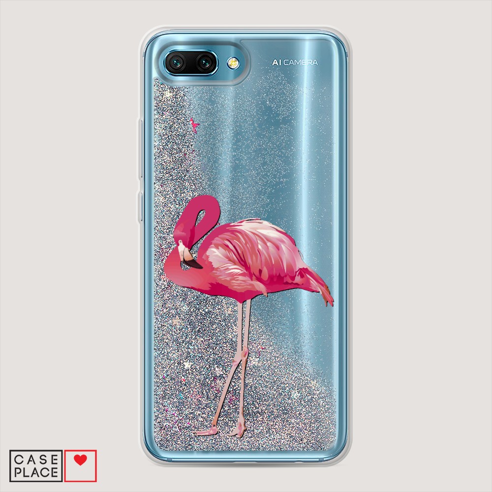 

Чехол Awog на Honor 10 "Застенчивый фламинго", Разноцветный, 65391-1