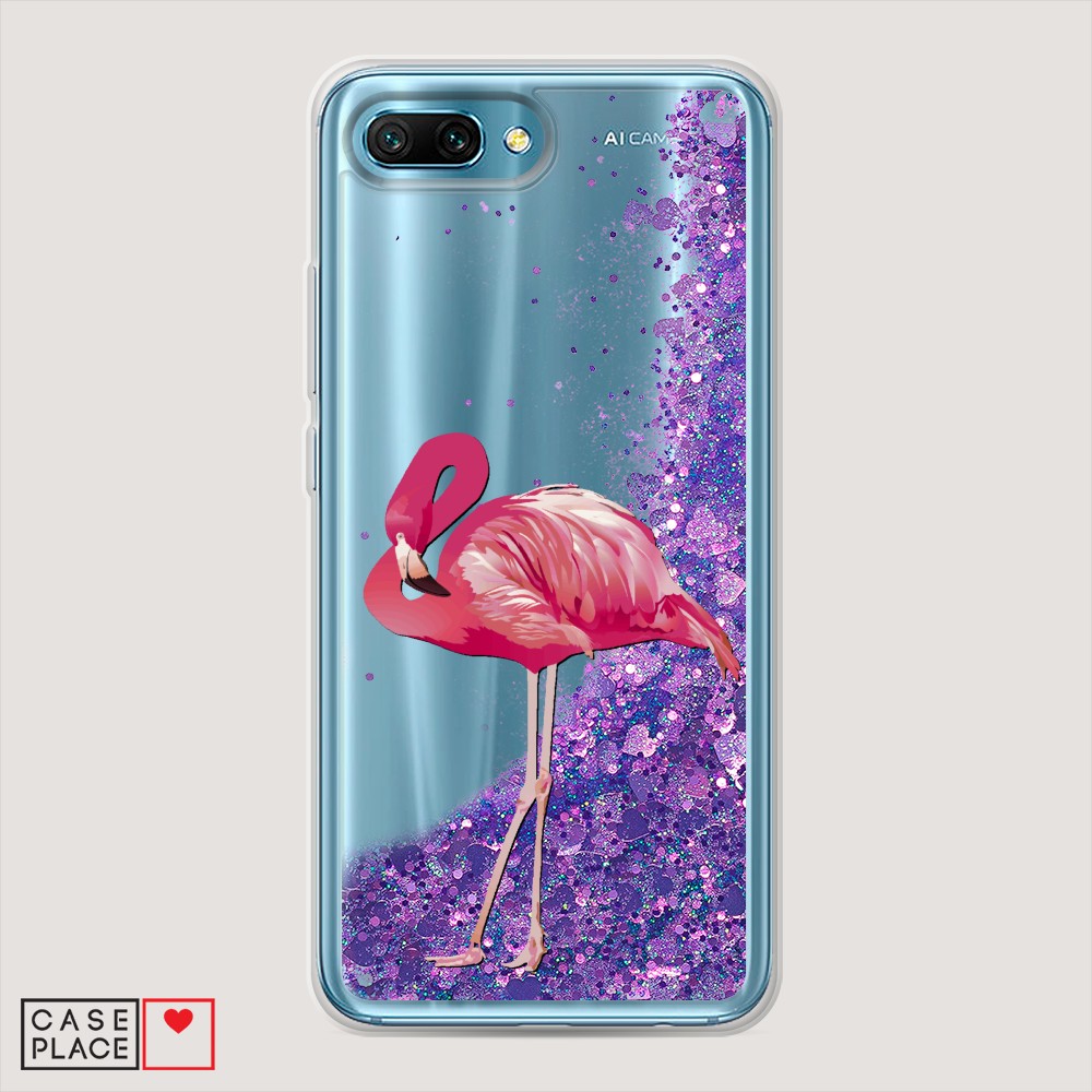 

Чехол Awog на Honor 10 "Застенчивый фламинго", Разноцветный, 65392-1