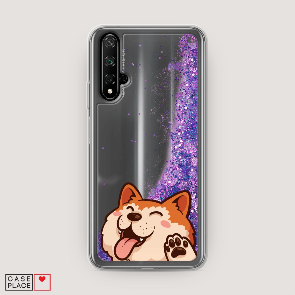 

Чехол Awog на Honor 20/Huawei Nova 5T "Акита-ину машет", Разноцветный, 69592-1