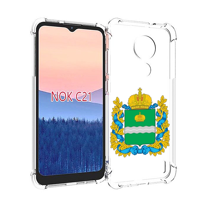 

Чехол MyPads герб-калужскои-области для Nokia C21, Прозрачный, Tocco