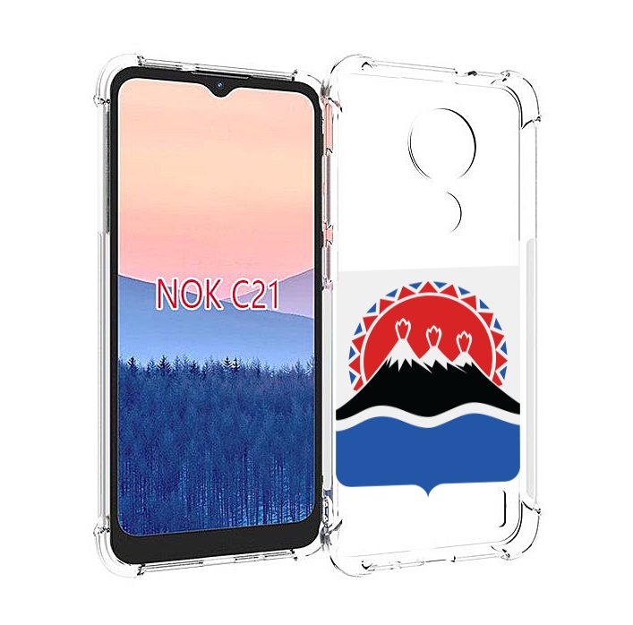 

Чехол MyPads герб-камчатскии-краи для Nokia C21, Прозрачный, Tocco