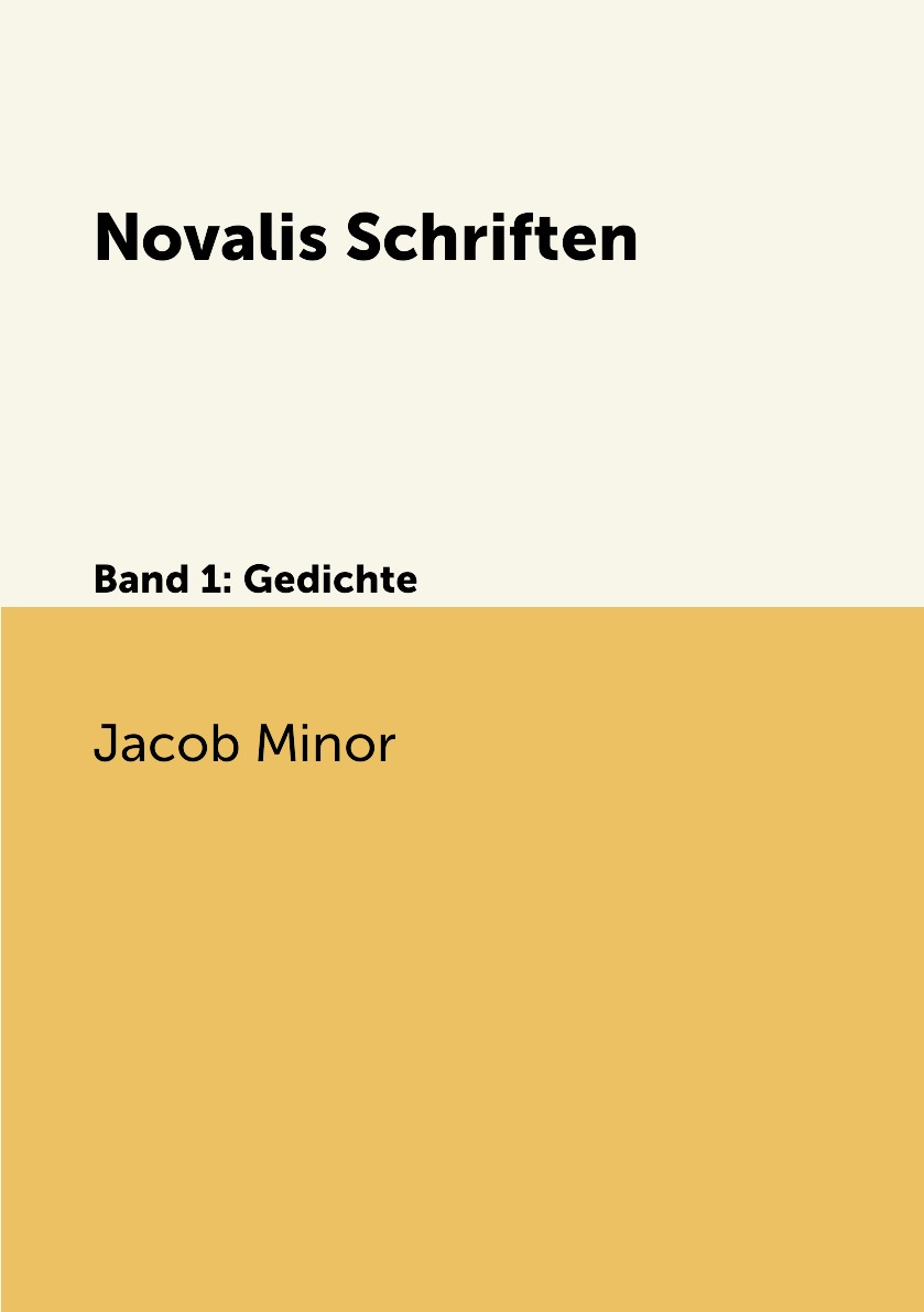 

Novalis Schriften