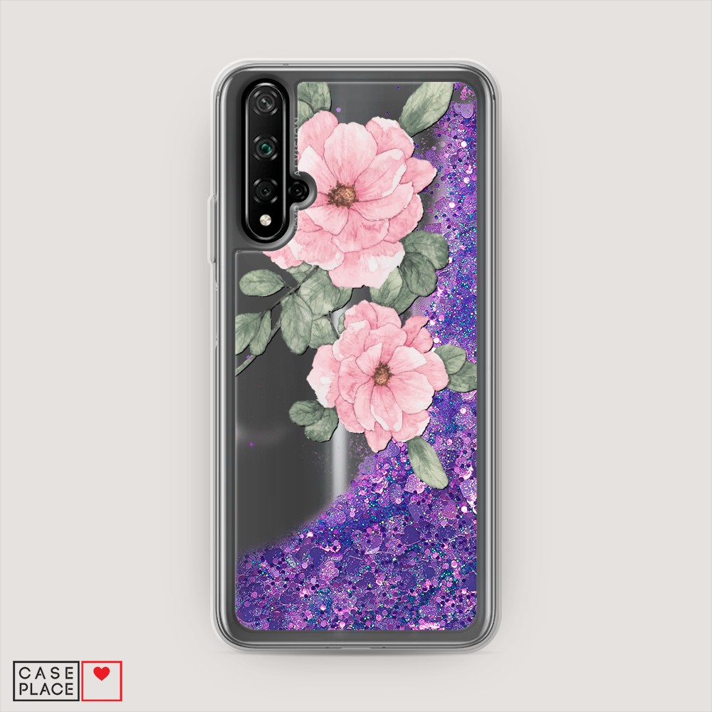 

Чехол Awog на Honor 20/Huawei Nova 5T "Акварельные розовые цветы", Разноцветный, 69592-1
