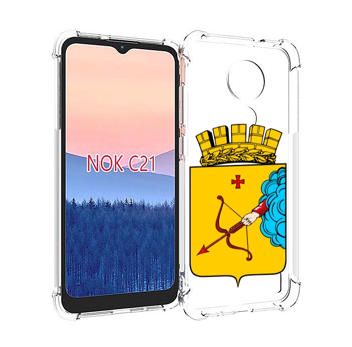 

Чехол MyPads герб-кировская-область для Nokia C21, Прозрачный, Tocco