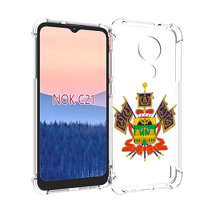 

Чехол MyPads герб-краснодарскии-краи для Nokia C21, Прозрачный, Tocco