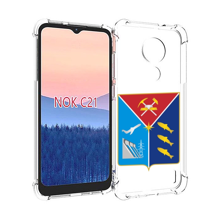 

Чехол MyPads герб-магаданская-область для Nokia C21, Прозрачный, Tocco