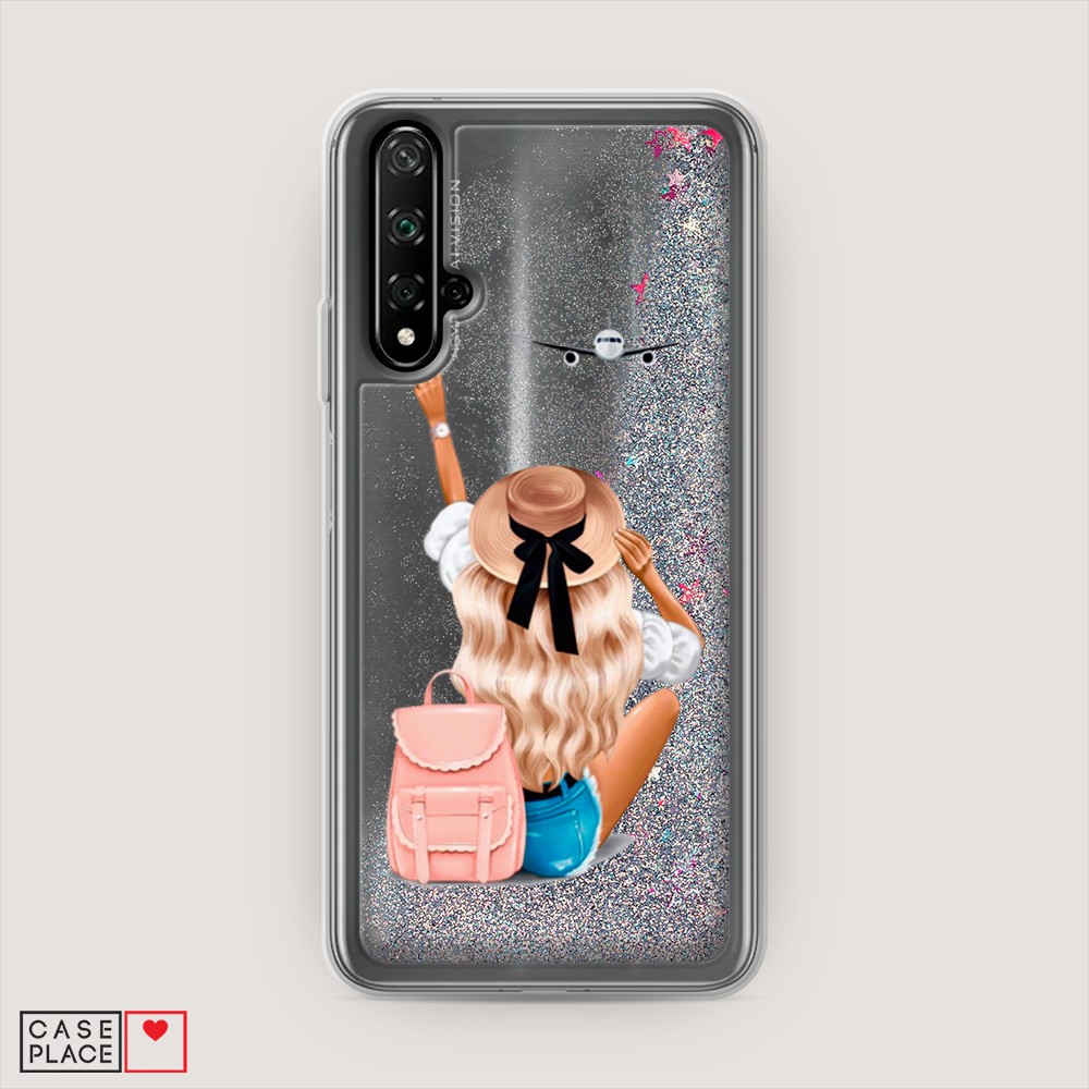 

Чехол Awog на Honor 20/Huawei Nova 5T "Автостопом самолетом", Разноцветный, 69591-1