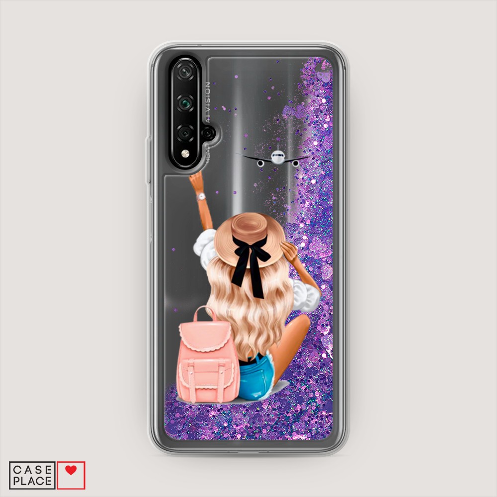 

Чехол Awog на Honor 20/Huawei Nova 5T "Автостопом самолетом", Разноцветный, 69592-1