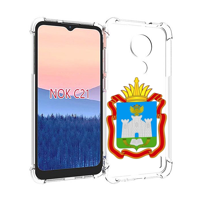 

Чехол MyPads герб-орловская-область для Nokia C21, Прозрачный, Tocco