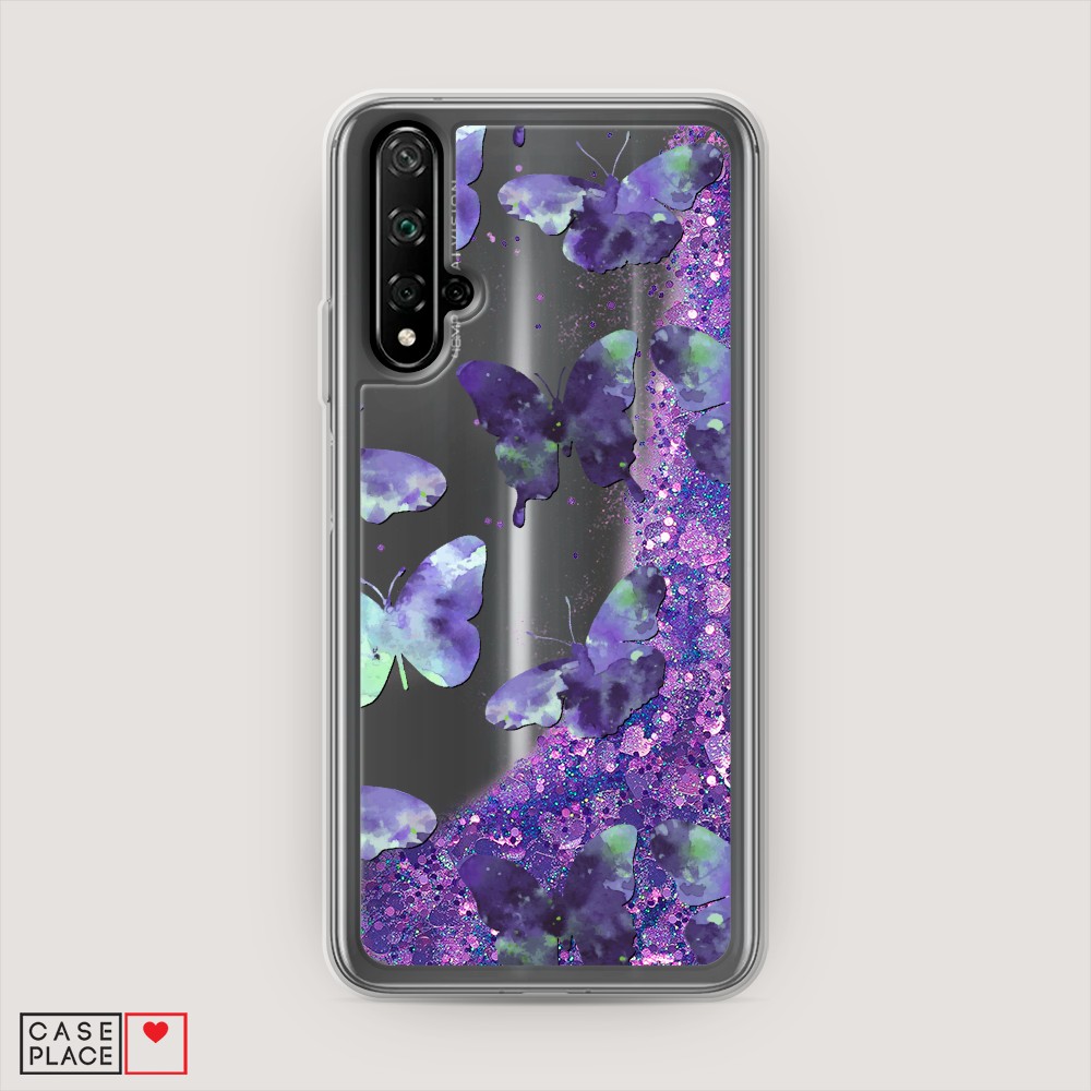 

Чехол Awog на Honor 20/Huawei Nova 5T "Бабочки отпечатки", Разноцветный, 69592-1