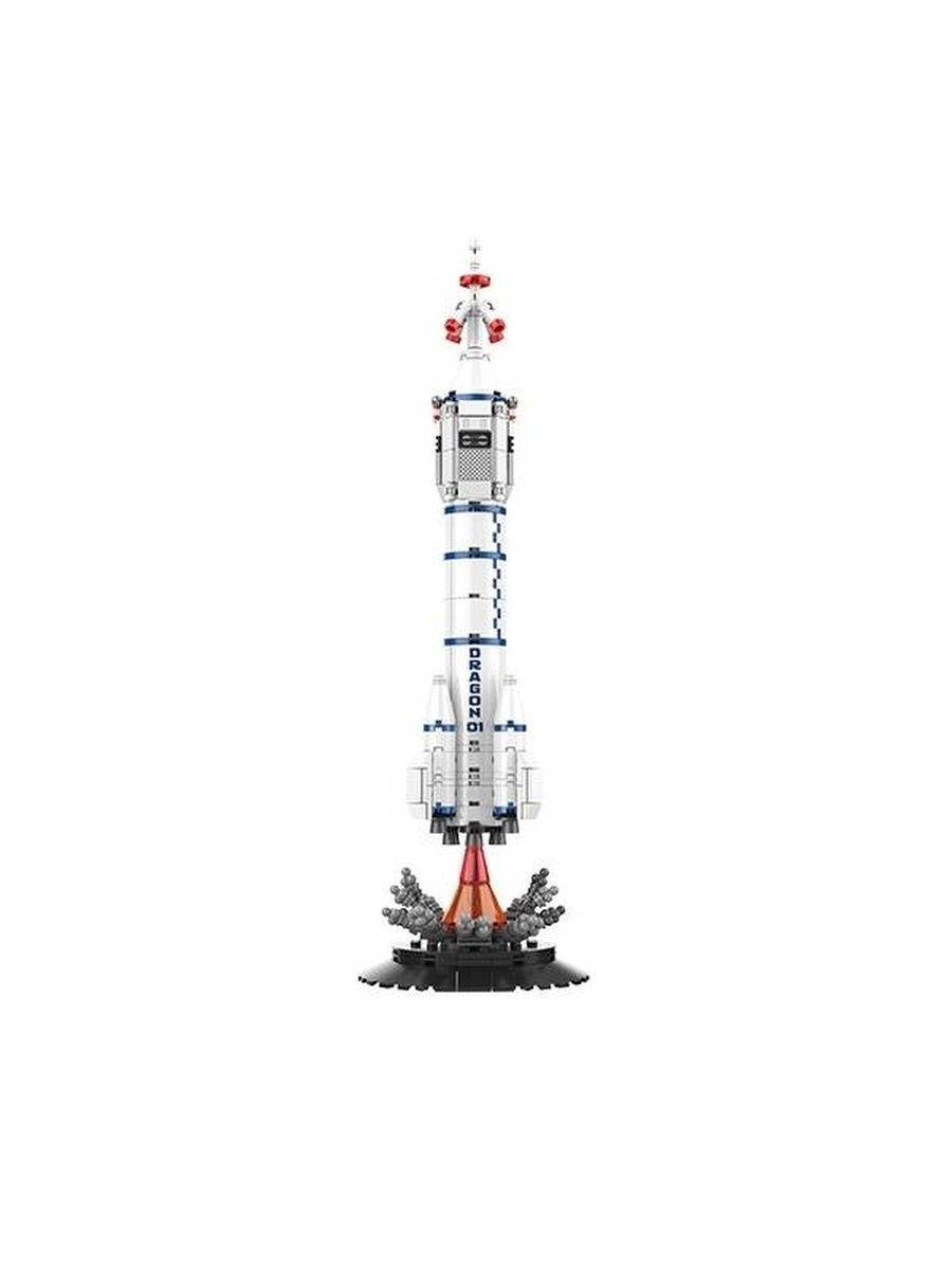 

Конструктор JAKI Ракета Dragon 01 JK9101, 310 деталей, JK9101