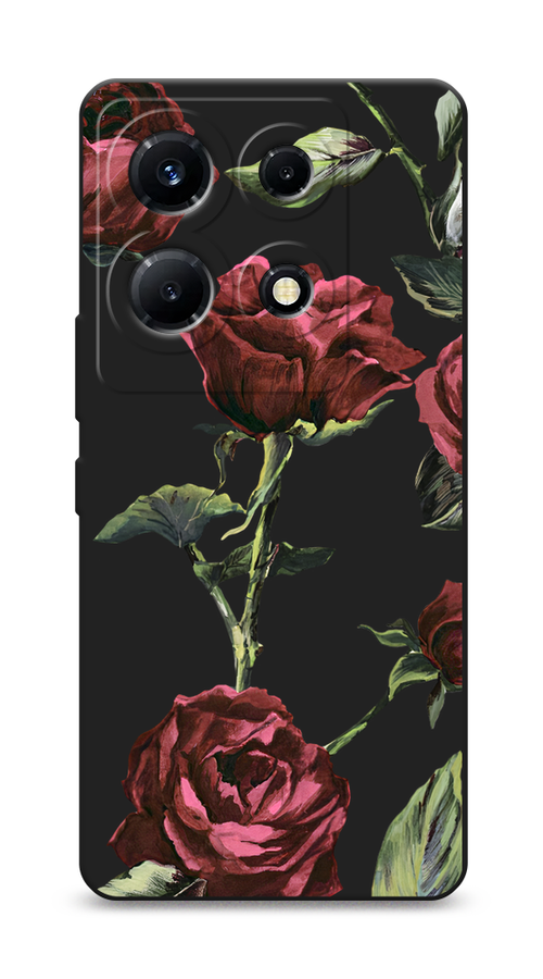 

Чехол Awog на Infinix Note 30 VIP "Бордовые розы фон", Бордовый, 3104752-1