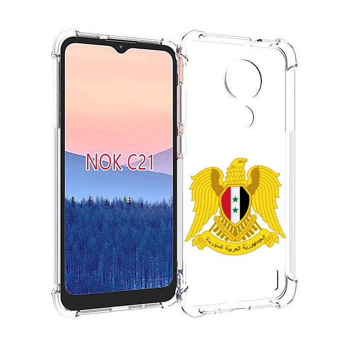

Чехол MyPads герб-сирии для Nokia C21, Прозрачный, Tocco