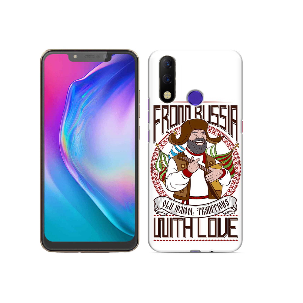 

Чехол MyPads Tocco для Tecno Spark 3 Pro русский мужчина, Прозрачный, Tocco