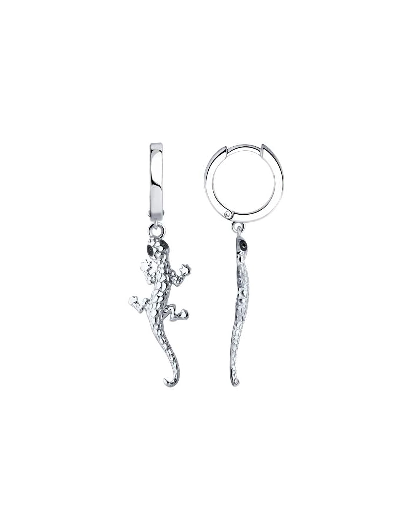 

Серьги конго из серебра TEO MAORI 894026657, фианит, 894026657