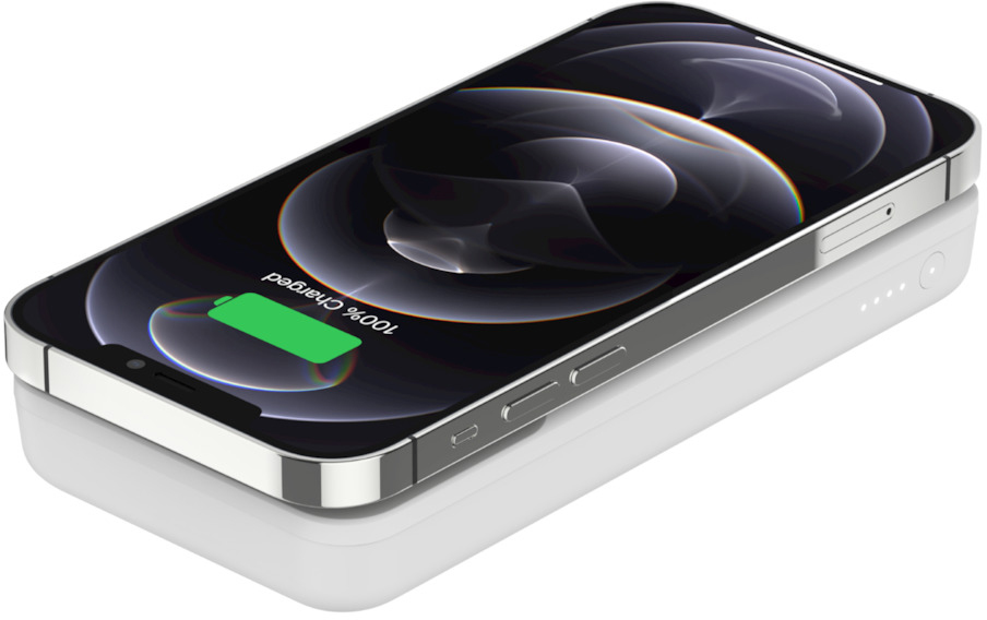 фото Внешний аккумулятор belkin magnetic wireless 10000mah для iphone 12/iphone 13 (white)