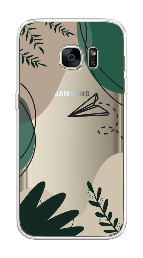 

Чехол на Samsung Galaxy S7 "Secret Garden", Зеленый;бежевый;черный, 24550-1