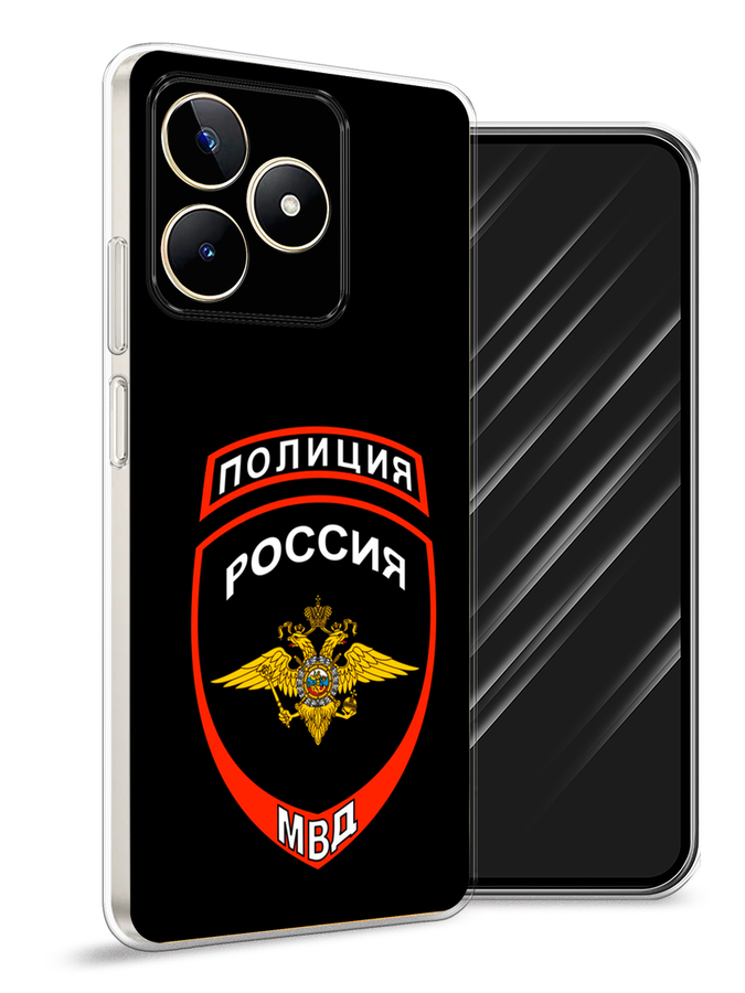 

Чехол Awog на Realme C53 "Полиция шеврон", Черный;красный;белый, 2514650-5