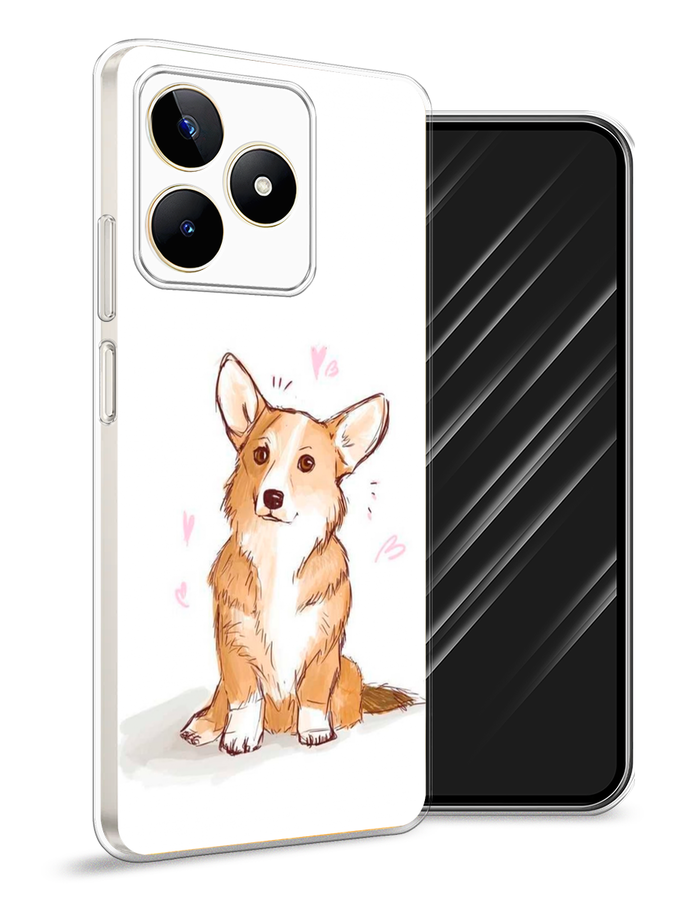 

Чехол Awog на Realme C53 "Корги любовь", Бежевый;белый, 2514650-1
