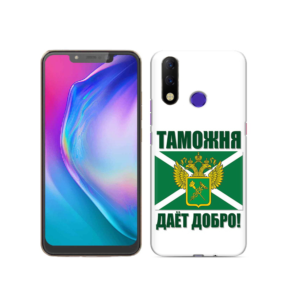 

Чехол MyPads Tocco для Tecno Spark 3 Pro таможня, Прозрачный, Tocco