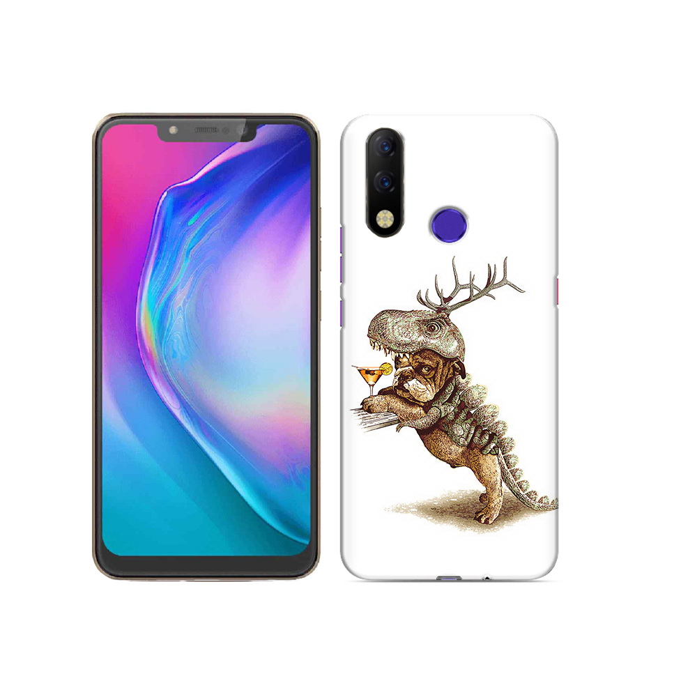 

Чехол MyPads Tocco для Tecno Spark 3 Pro тематическая вечеринка, Прозрачный, Tocco