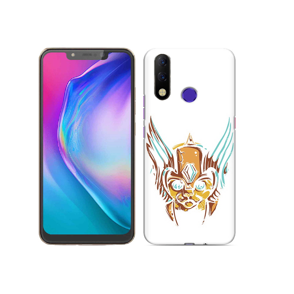 

Чехол MyPads Tocco для Tecno Spark 3 Pro тор абстракция, Прозрачный, Tocco