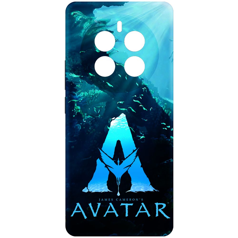 

Чехол-накладка Krutoff Soft Case Аватар - Цветное лого для Realme 12 Pro 5G черный