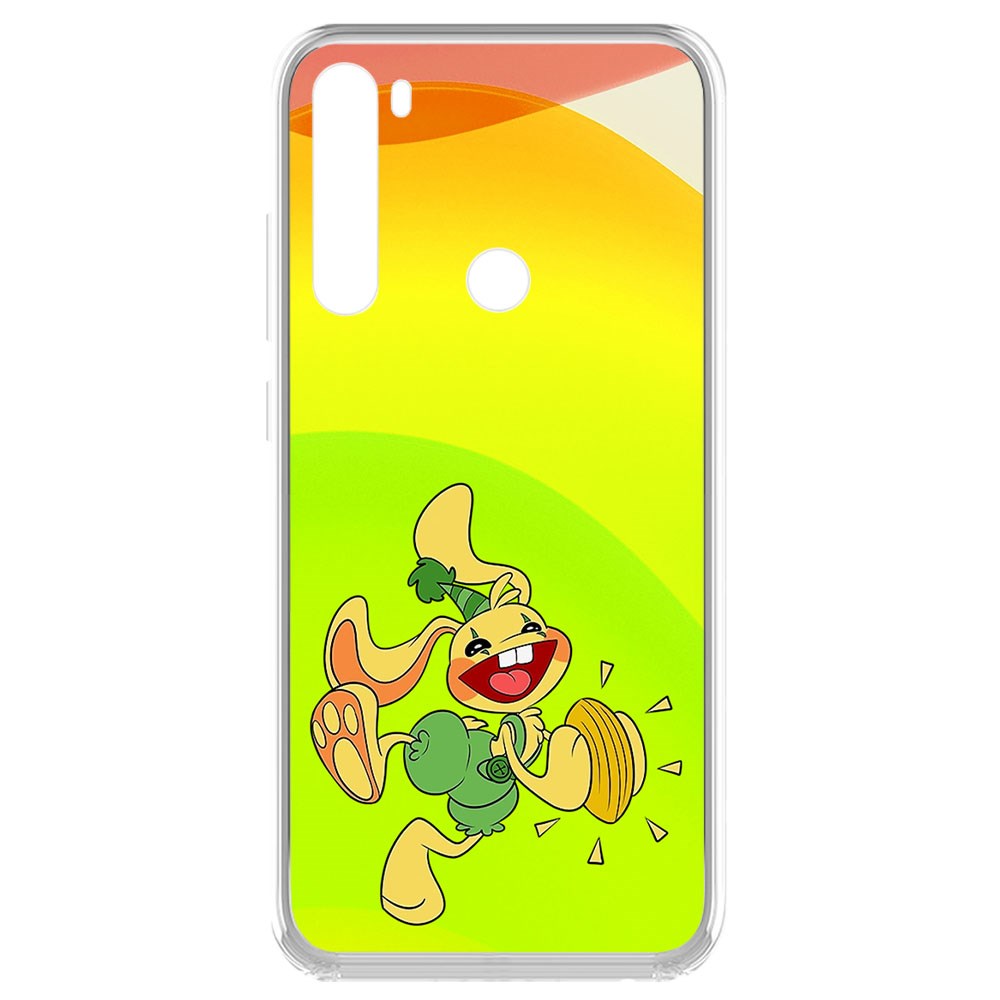 

Чехол-накладка Krutoff Clear Case Хаги Ваги - Крольчонок Бонзо для Xiaomi Redmi Note 8, Прозрачный