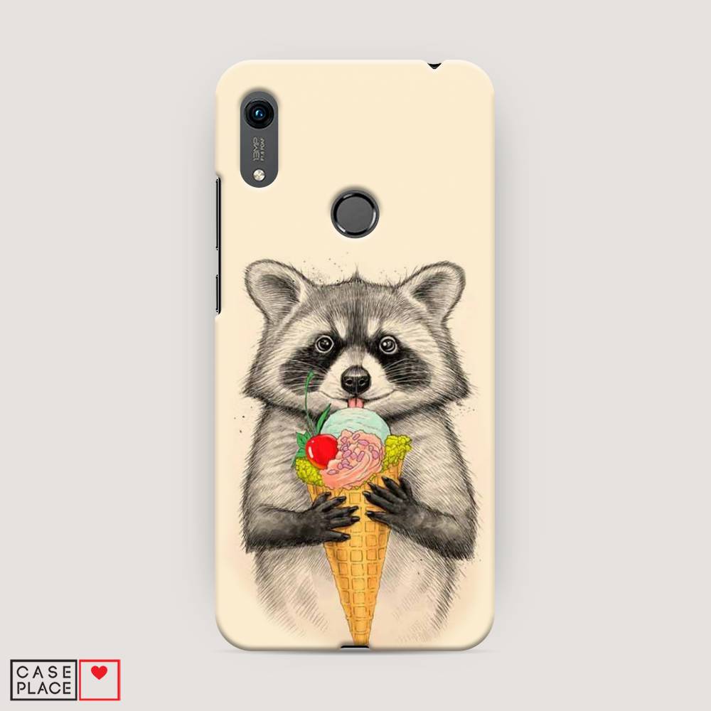 

Чехол Awog "Енот с мороженым" для Huawei Y6s