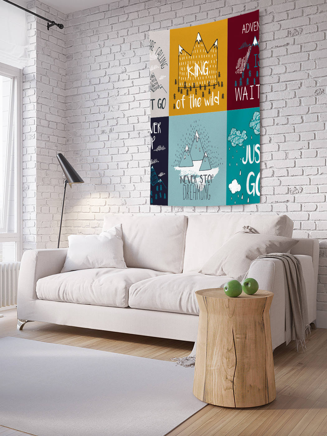 

Вертикальное фотопанно на стену JoyArty Никогда не сдавайся 100x150 см, Никогда не сдавайся