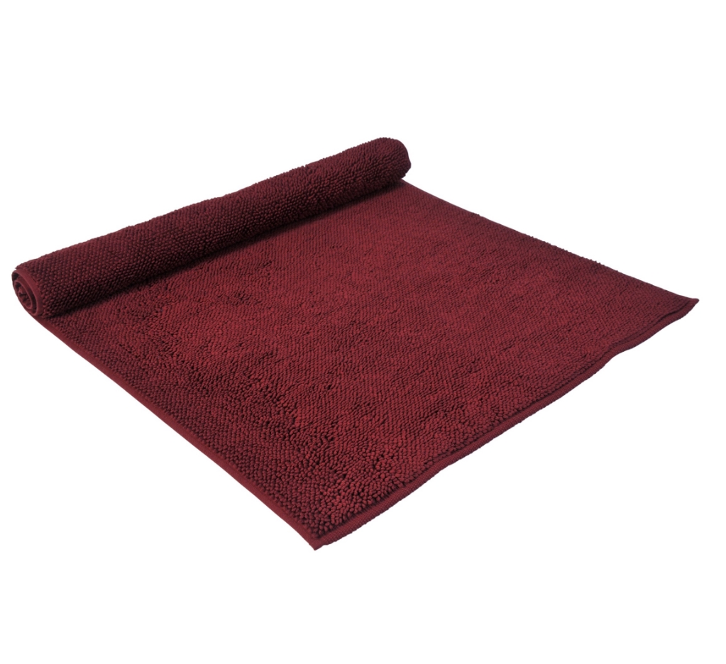 фото Коврик для ванной chester casual avenue red wine (красный) 60*90