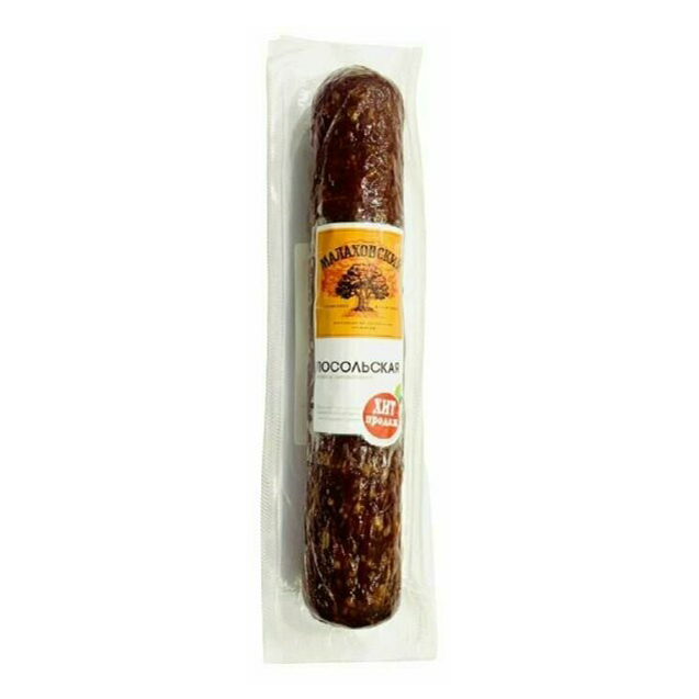 

Колбаса сырокопченая Малаховский Мясокомбинат Посольская 200 г