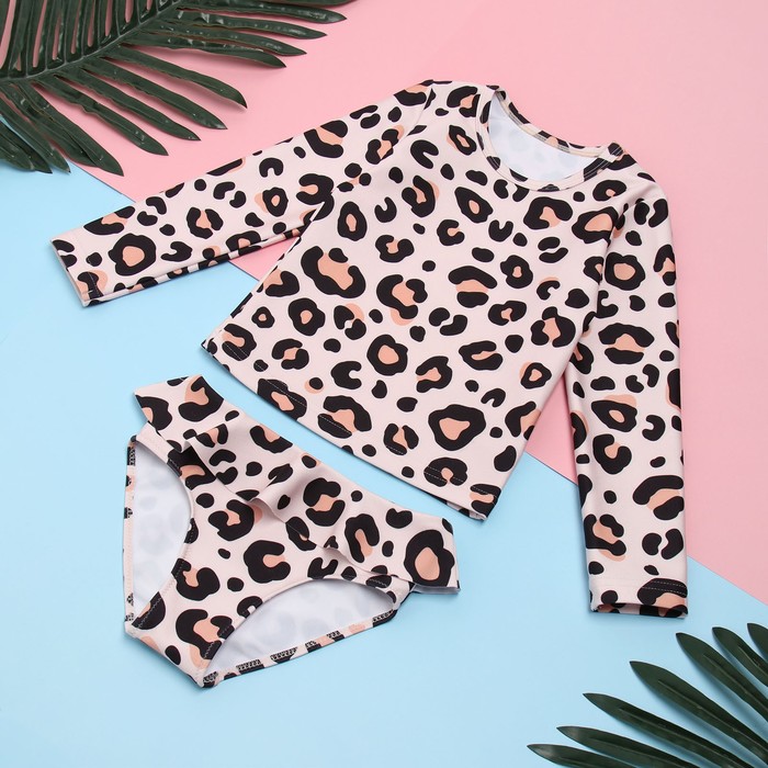 

Купальник детский KAFTAN "Леопард", рост 122-128 см, Swim Collection Животный мир