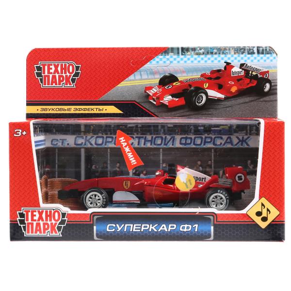 

Модель F1-14FR-S Суперкар Ф-1 красный Технопарк в кор.