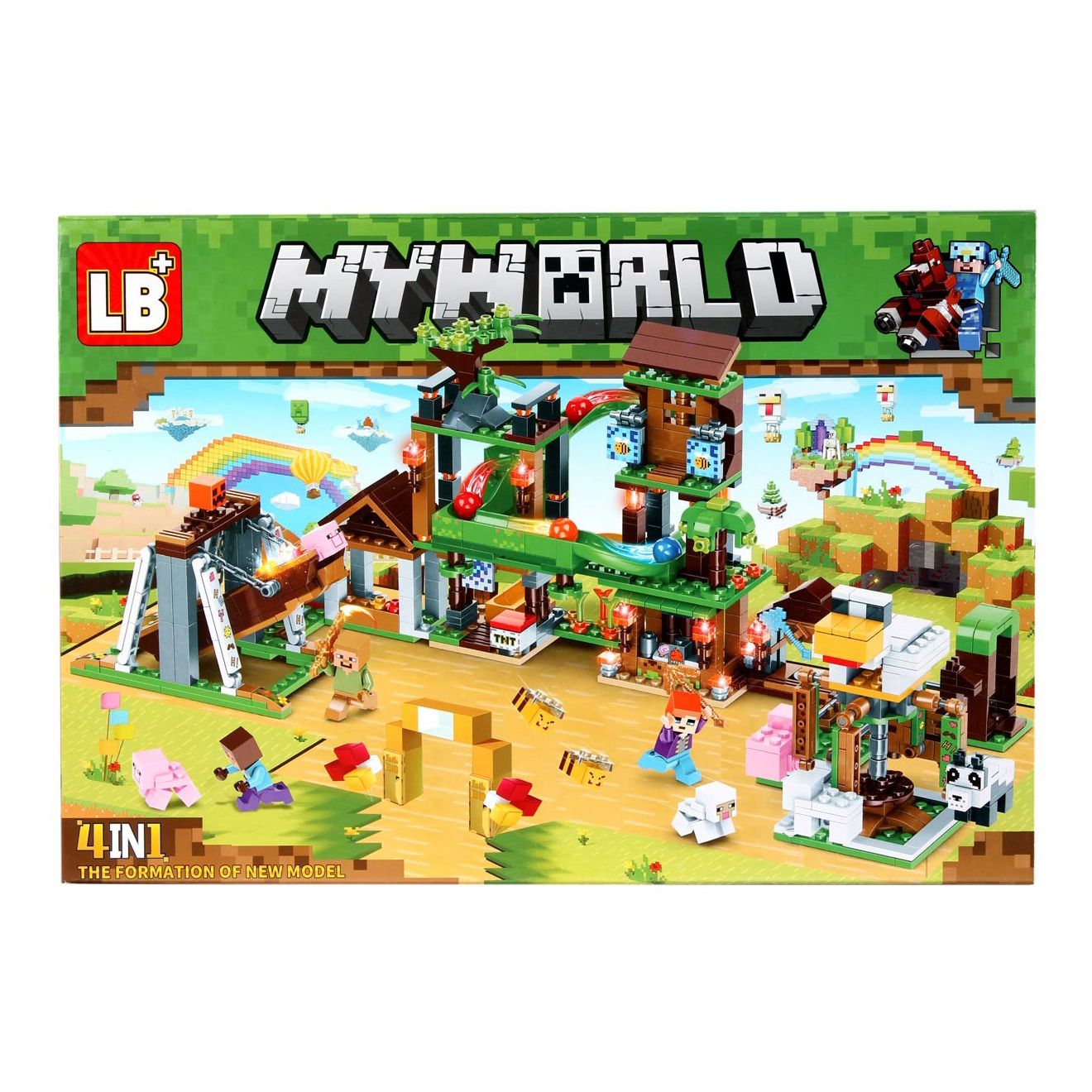 

Конструктор My world KNS1179 4 в 1 231 деталь