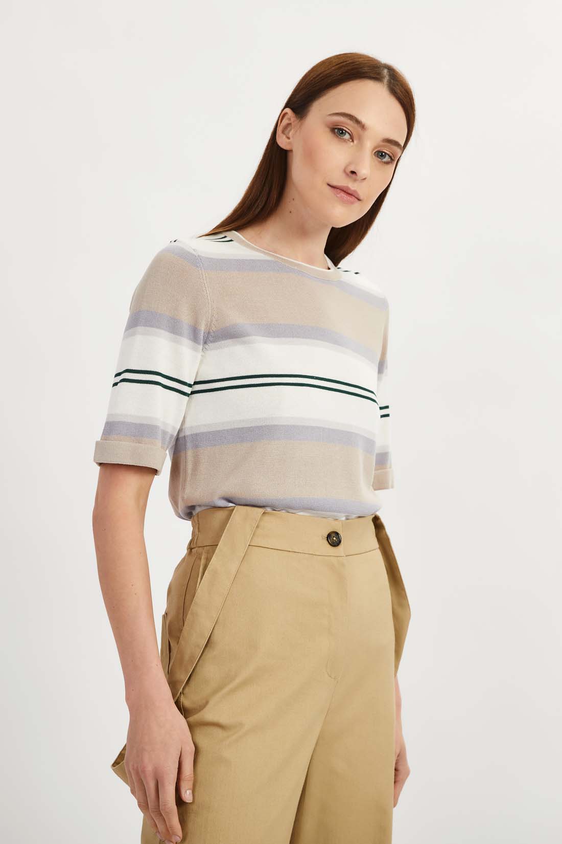 

Джемпер женский Baon белый, B1322032