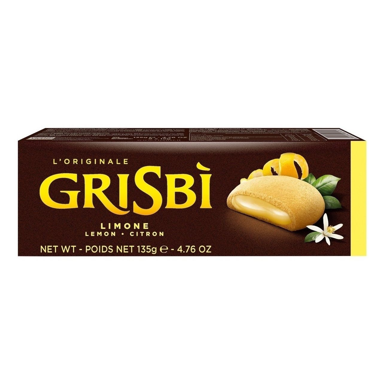 Печенье Grisbi с лимонным кремом 135 г