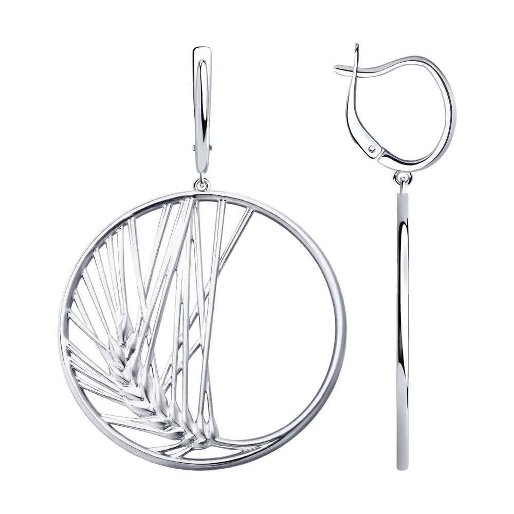 

Серьги подвески из серебра SOKOLOV 94024053, 94024053