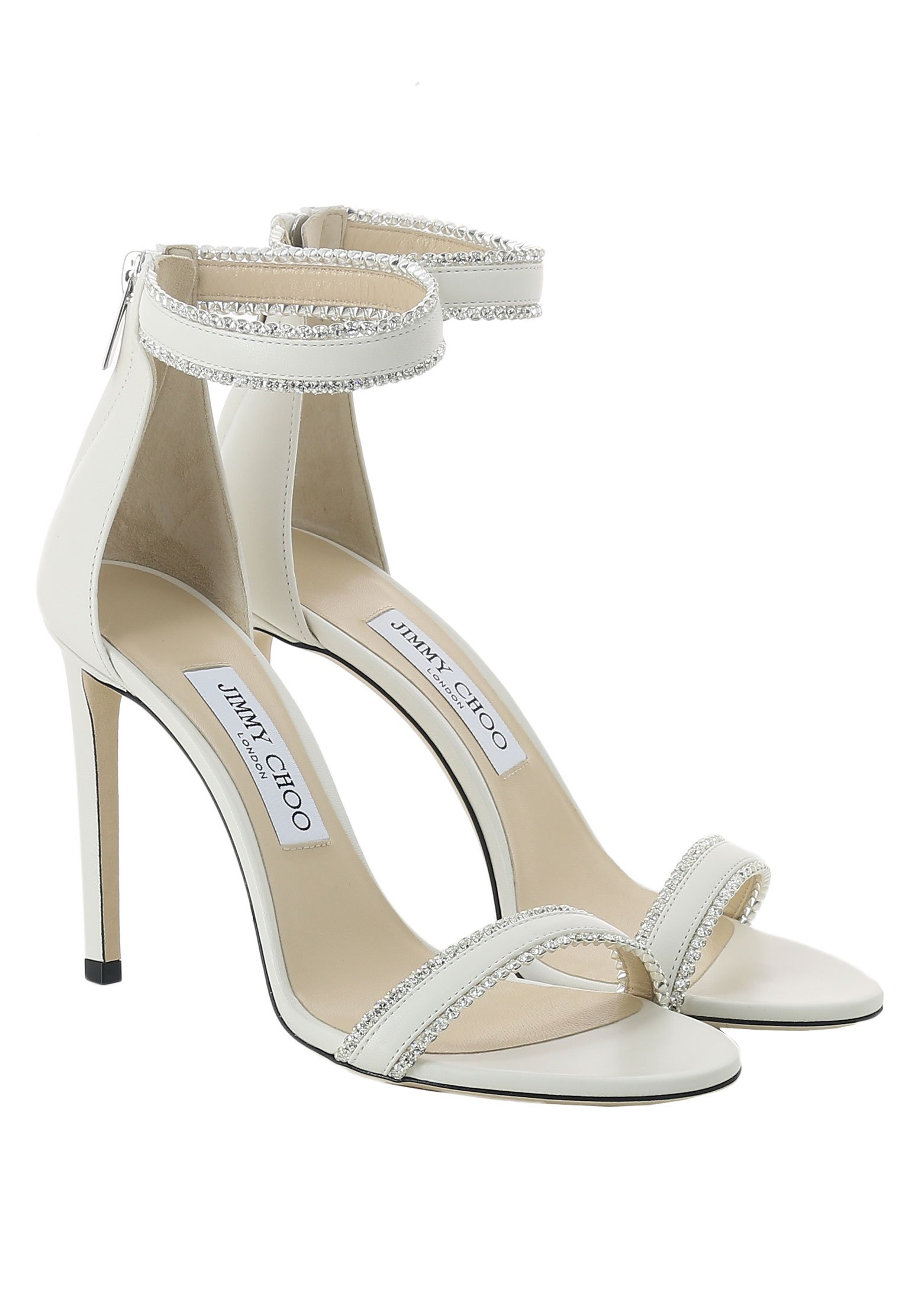 

Босоножки женские Jimmy Choo 112170 белые 40 EU, Белый, 112170
