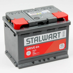 

Аккумулятор Stalwart Drive 64 Ач 530А прямая полярность