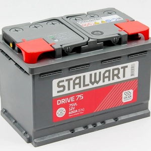 

Аккумулятор Stalwart Drive 75 Ач 600А прямая полярность
