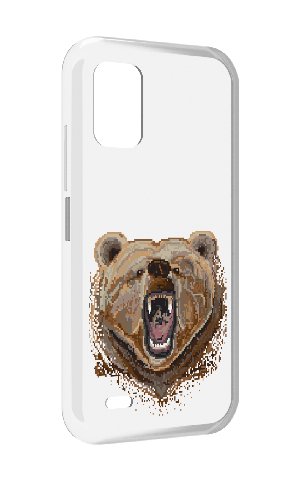 

Чехол MyPads пиксельный медведь для UMIDIGI Bison GT2 / GT2 Pro, Прозрачный, Tocco