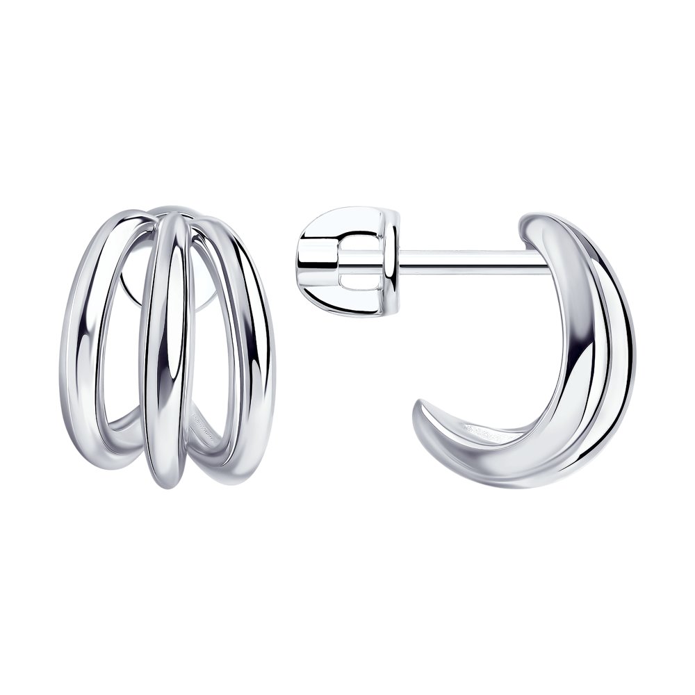 

Серьги конго из серебра SOKOLOV 94024172, 94024172
