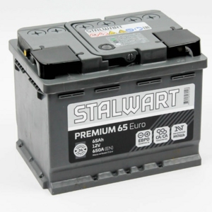

Аккумулятор Stalwart Premium 65 Ач 650А обр. пол.