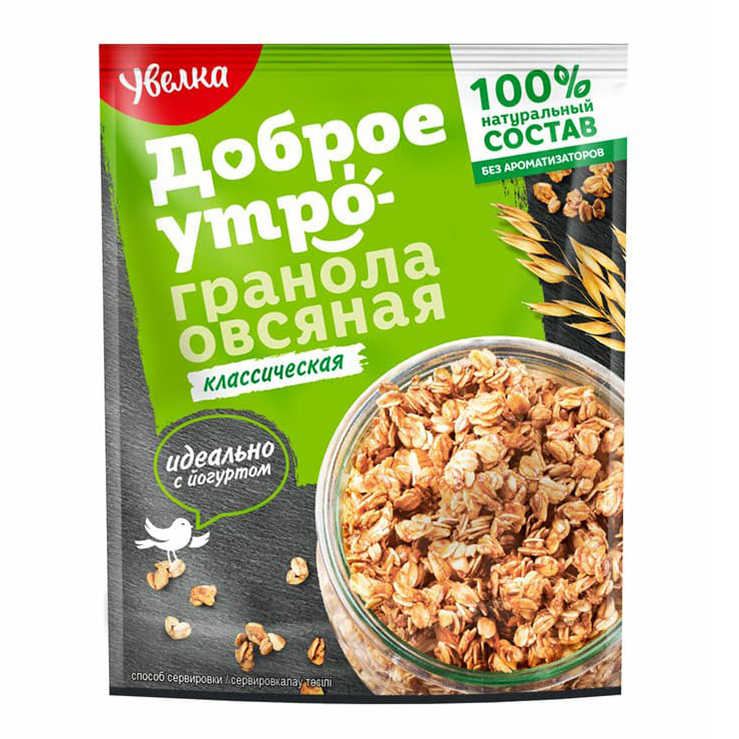 

Гранола Увелка овсяная классическая 40 г