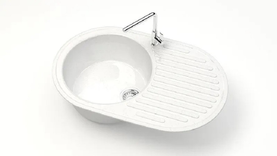 

Мойка овал Marrbaxx (720х455х185) Наоми Z11G31 (белый), Z11G31